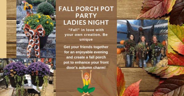 Fall Porch Pot Party!